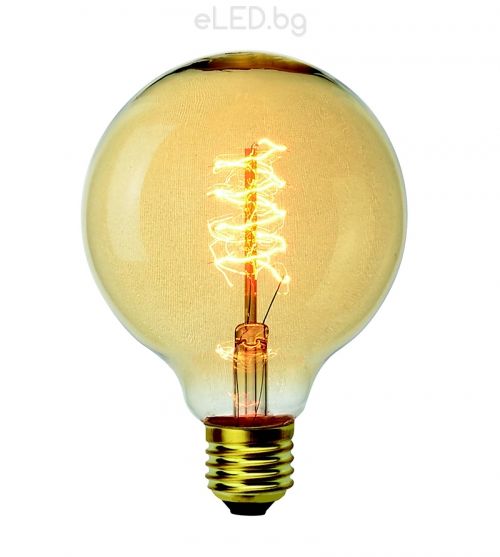 40W Vintage Bulb with Carbon Filament DECOART Е27 G95