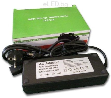 120W 10A Power Supply Adapter LED Strip lights IP20 PVC 12V 
