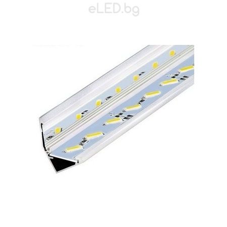 Aluminium Profile for LED Strip Lights for Commercial Storefronts 1 m.