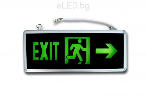 LED Sign EXIT Right Arrow