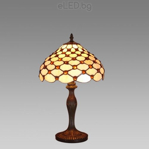 Table lamp TIFFANY 1xE14 40W 230V Antique Brown - Tiffany Glass