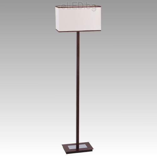 Floor Lamp KUBU 1xE27 230V Wenge / Beige / Brown