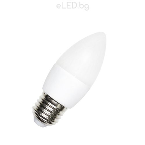 5.5W LED Bulb Candle BASIS Е27 SMD C37 6400К Cool White Light
