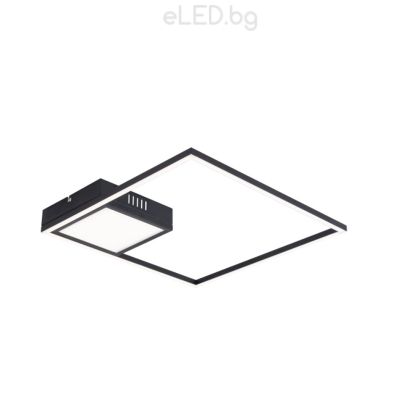 30W LED ceiling lamp SIRIUS 4000K, Black-matt/ Metal