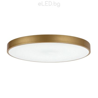 60W LED ceiling lamp TESIA 3000-6000K, Gold metal / White plastic