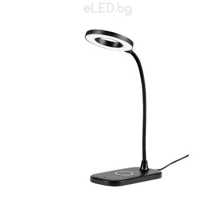 5W LED Table Lamp HARDIN 2700-6000K, Black / White Plastic