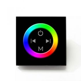 216W RGB Touch controller LED Strip Lights RF Wall Mounted Switch