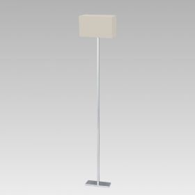 Floor Lamp MADRID 1xE27 230V Chrome / Beige
