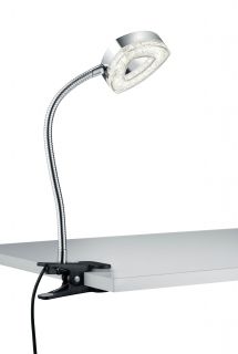 LED Desk Lamp TOURS 1 x SMD 4,5W Chrome / Plastic