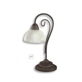 Table Lamp COUNTRY 1xE27 Rusty / Alabaster
