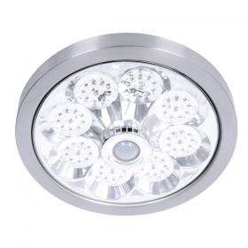 8W LED Dome Light AURA SMD 6000 К Cool White Light PIR Sensor