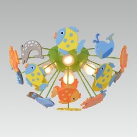 Lamp for KIDS AQUARIUM 5хЕ14 Fishes