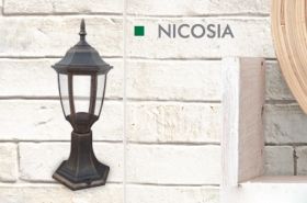 Outdoor Wall Lighting Fixture NICOSIA 1xE27 Black