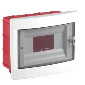 Flush Mount Distribution Box-8 Module, White