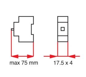 Surface Mount Distribution Box-4 Module, White