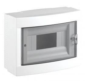 Surface Mount Distribution Box-8 Module, White