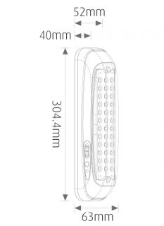 LED Lantern Rechargeable RINA 36 x RLED White