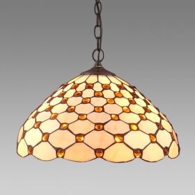 Wall lamp TIFFANY 1xE14 60W 230V Antique Brown - Tiffany Glass