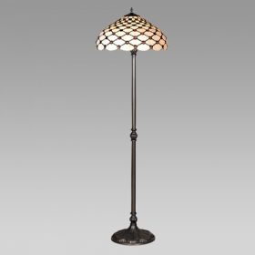 Floor Lamp TIFFANY 2xE27 60W 230V Antique Brown - Tiffany Glass