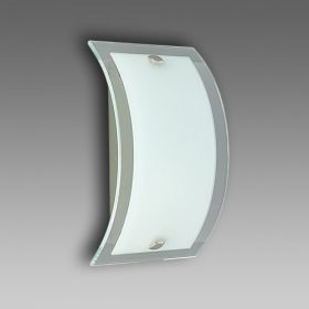 Wall Lamp RIGA 1хЕ14 230V Silver Chrome / Shiny White