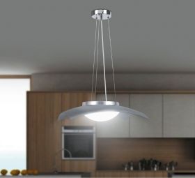 LED Hanging Ceiling Lamp TIA 12W 230V 3000K White Light White Matt