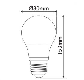 20W LED крушка OPTILED Е27 SMD 2700К топло бяла светлина