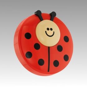 Ceiling Lamp ANNIKA  LED with Batteries 4 x AAA Red / Ladybird