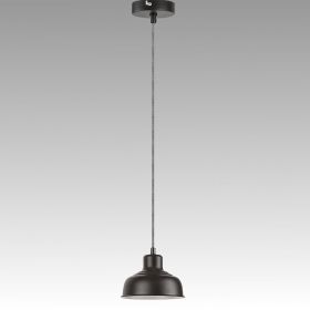 Винтидж висяща лампа OWEN E27 230V черен метал 