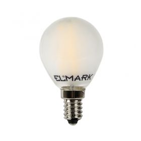2W LED крушка топка Филамент Е14 SMD G45 2700К топло бяла светлина мат