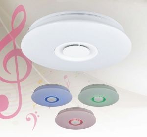24W LED Ceiling Lamp MURRY 3000K - 6500K Warm to Cold White Light, RGB + 5W Music