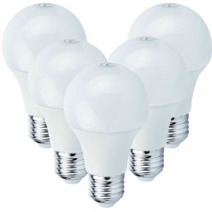 SET 5 х LED Bulb BASIS 9W E27 А60 SMD 4000К White Light 