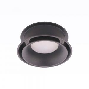 Surface Downlight DONNA X1 GU10 IP 44 Aluminium / Acrylic Black