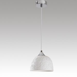 Hanging Ceiling Lamp ROSALIE 1xE27 230V White metal