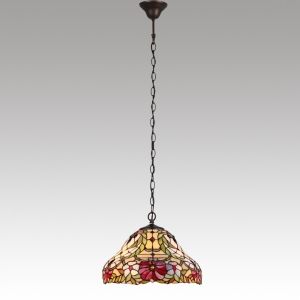 Ceiling Lamp MIRELLA 1хE27 230V Metal / Tiffany Glass