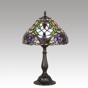 Table Lamp MIRELLA 1хE27 230V Metal / Tiffany Glass