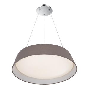 24W LED Hanging Ceiling Lamp VASCO 4000K White light Metal / Plastic / Fabric