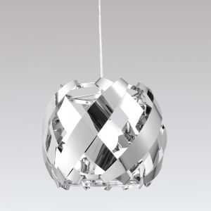 Hanging Ceiling Lamp SABRE 1xE27 Chrome / Stainless Steel 32 sm.