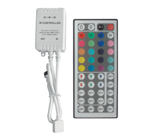 10A 12V RGB Контролер LED ленти IR Дистанционно управление 44 бутона