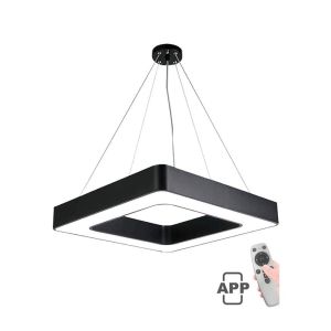 60W LED Hanging Ceiling Lamp FINESSE 3000К, 4000K и 6000К Dimmable Black Metal / PVC