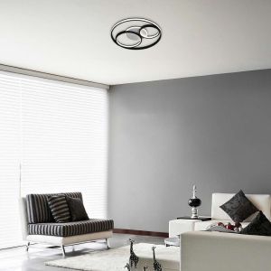 50W LED ceiling light AQUILA 3000-6000 K, Black/ Aluminum