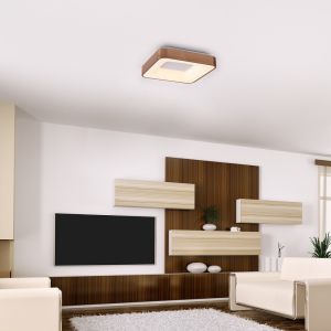 30W LED Ceiling Lamp ADELINE 4000K White Light / White Matt Square