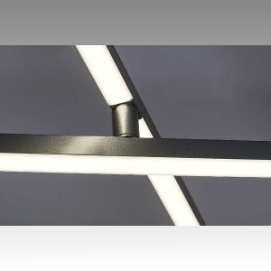 40W LED ceiling light NEGAN 4000K Silver/ Metal