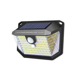 1W Solar LED Floodlight Photo + PRI Sensor IP44 6400K Li-ion Battery 18650 3,7V 1200mAh