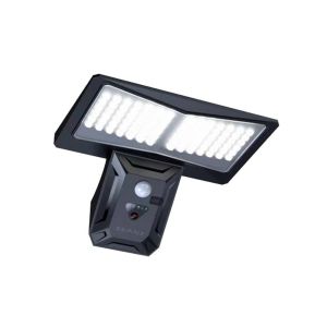 4W Solar LED Floodlight Photo + PRI Sensor IP44 6400K Li-ion battery 18650 3.7V 1800mAh