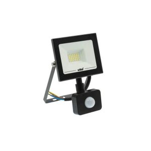 20W LED Floodlight Sensor  INDUS SMD IP44 6000K Cool White Light