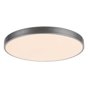 60W LED ceiling lamp TESIA 3000-6000K, Silver metal / White plastic