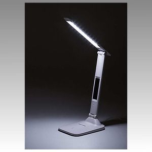 5W LED Настолна лампа DASHAL 3000-6000K, Бяла пластмаса