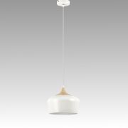 Висяща лампа SEDIE 1xE27 230V Бял / Бреза