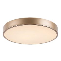 36W LED Плафон TESIA 3000K, Златен метал / Бяла пластмаса