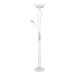 Lantern GAMMA TREND E27 2x + G9 1x Аntique whitemetal / White glass